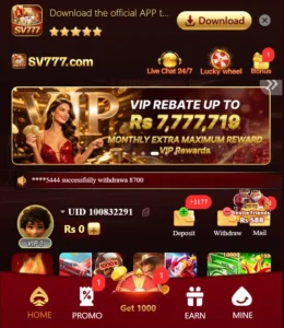 SV777 APK Download Free Online Gaming Platform for Android 1