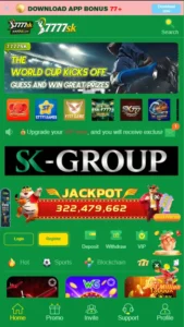  7777SK Game APK – Color Prediction & Slot Games to Earn PKR 1