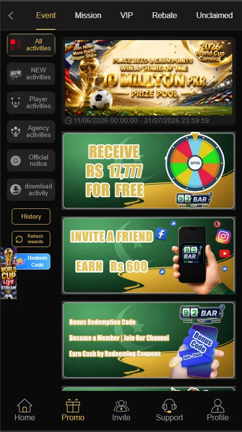 92Bar Game 