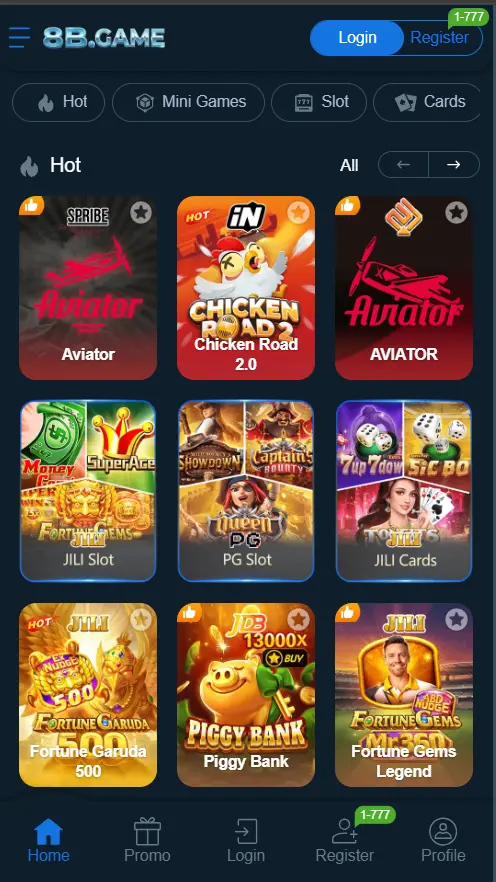 Hot games on 8B