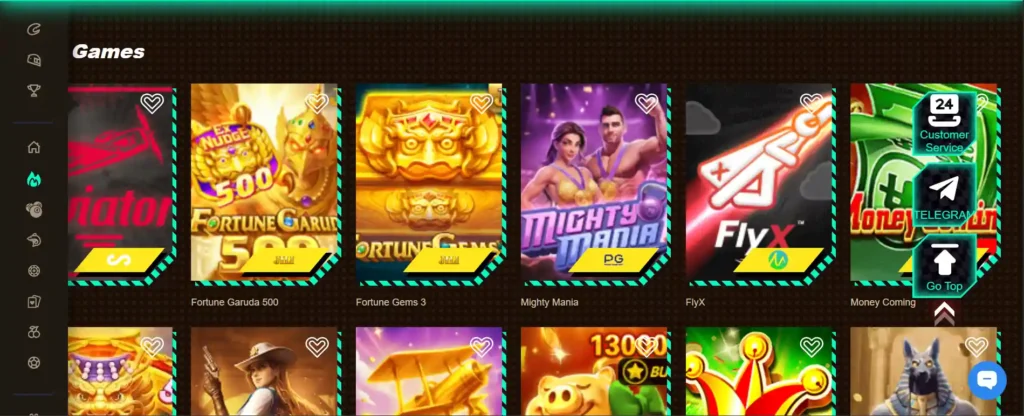 Hot games on PKRaah