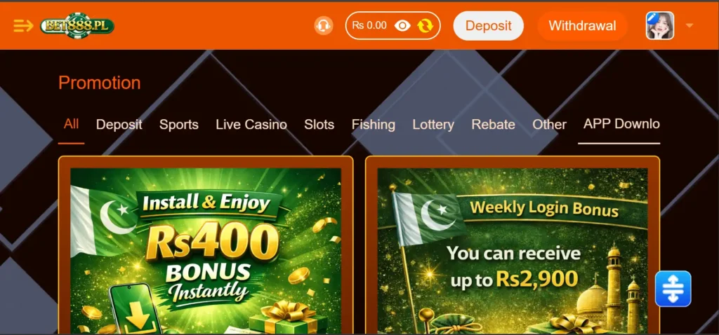 Promotion on bet888