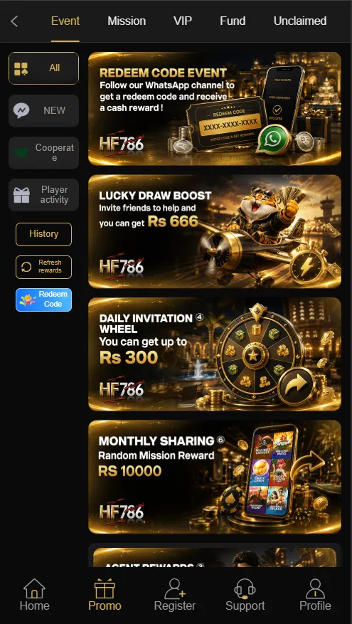 Promotion on Hf786 APK