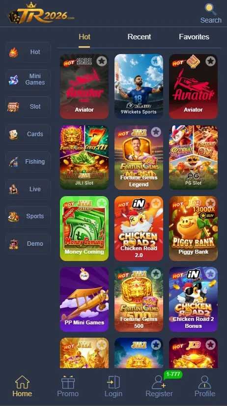 Hot games on TR2026